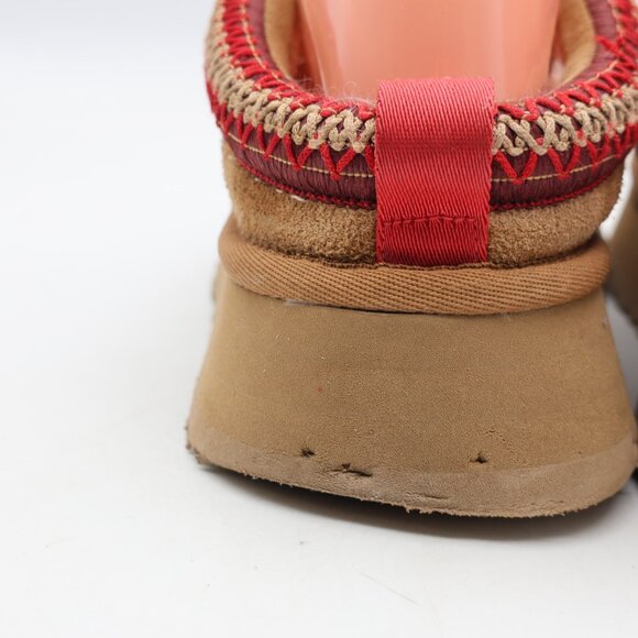 UGG Tazz Suede Slip-On Platform Women's Size 8 Slippers Chestnut Brown 122553 - Picture 12 of 12